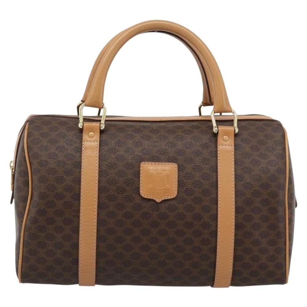 Celine Macadam Boston Bag Brown